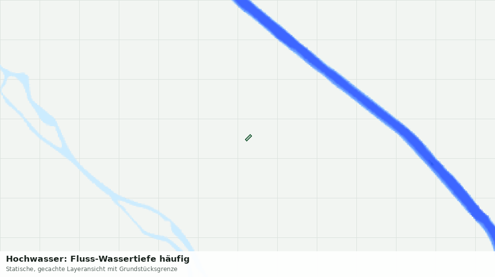 Statische Kartenansicht: Hochwasser: Fluss-Wassertiefe häufig