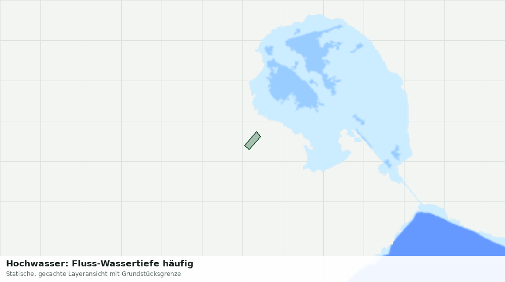 Statische Kartenansicht: Hochwasser: Fluss-Wassertiefe häufig