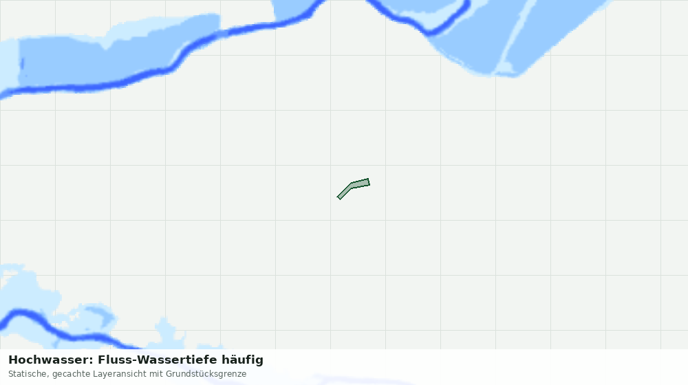 Statische Kartenansicht: Hochwasser: Fluss-Wassertiefe häufig