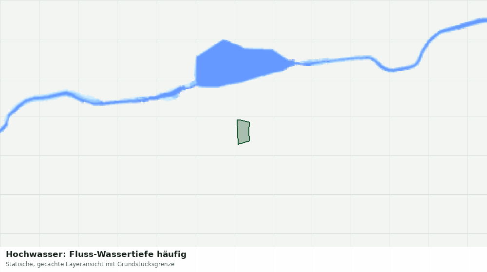 Statische Kartenansicht: Hochwasser: Fluss-Wassertiefe häufig