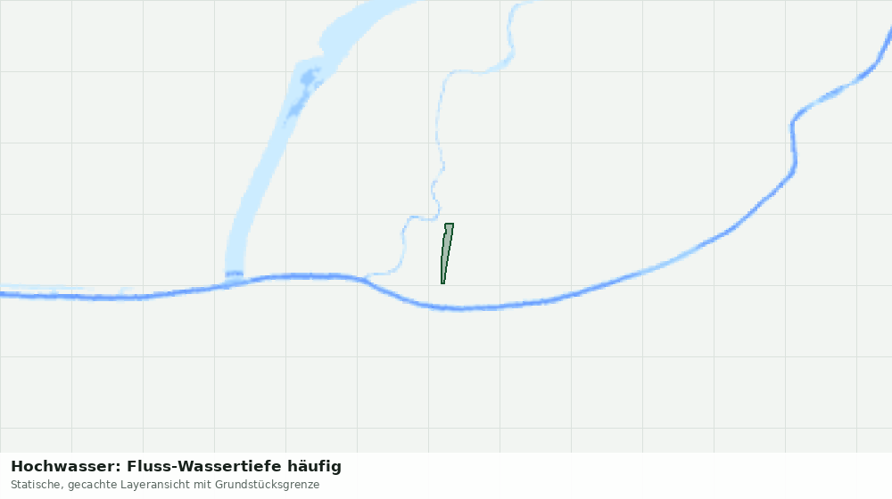 Statische Kartenansicht: Hochwasser: Fluss-Wassertiefe häufig