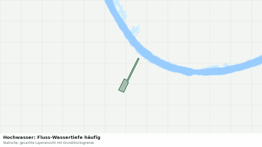Statische Kartenansicht: Hochwasser: Fluss-Wassertiefe häufig