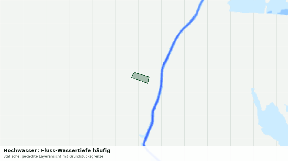 Statische Kartenansicht: Hochwasser: Fluss-Wassertiefe häufig