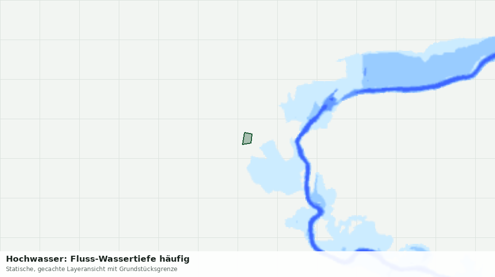 Statische Kartenansicht: Hochwasser: Fluss-Wassertiefe häufig