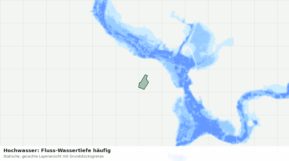 Statische Kartenansicht: Hochwasser: Fluss-Wassertiefe häufig
