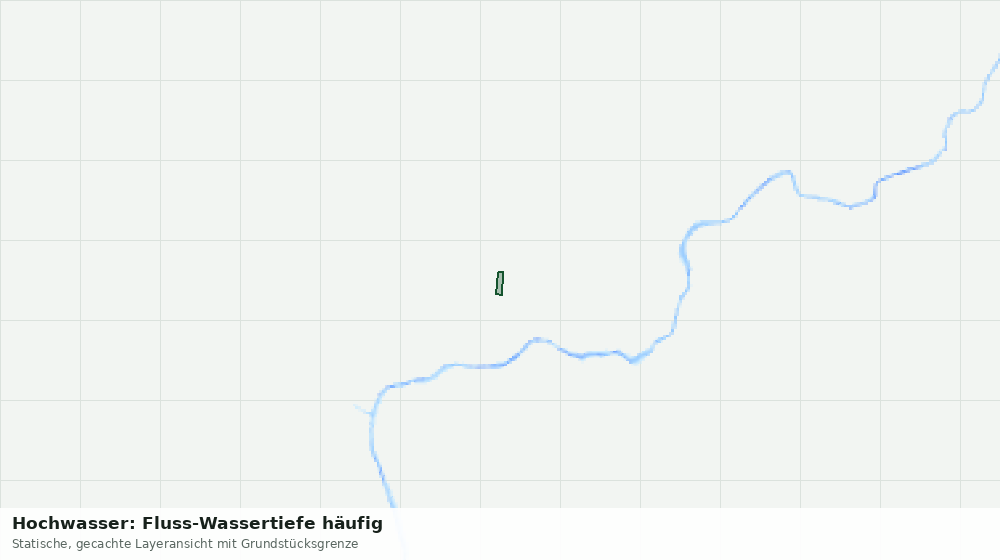 Statische Kartenansicht: Hochwasser: Fluss-Wassertiefe häufig