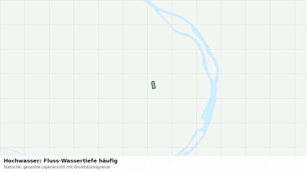 Statische Kartenansicht: Hochwasser: Fluss-Wassertiefe häufig