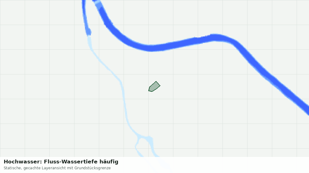 Statische Kartenansicht: Hochwasser: Fluss-Wassertiefe häufig