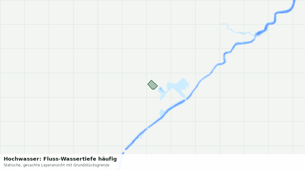 Statische Kartenansicht: Hochwasser: Fluss-Wassertiefe häufig