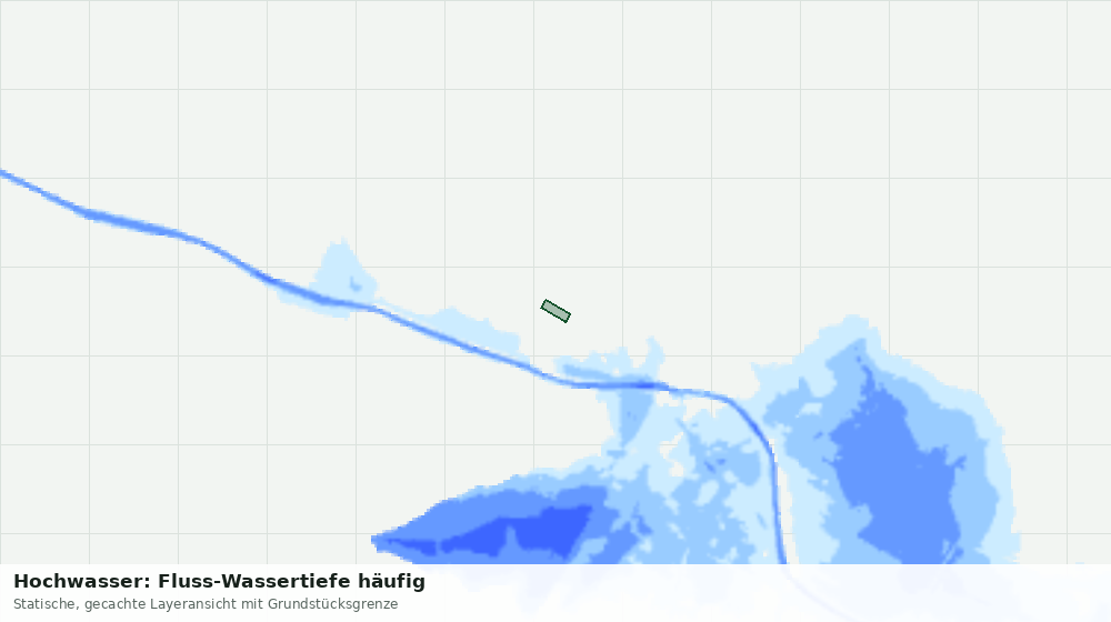 Statische Kartenansicht: Hochwasser: Fluss-Wassertiefe häufig
