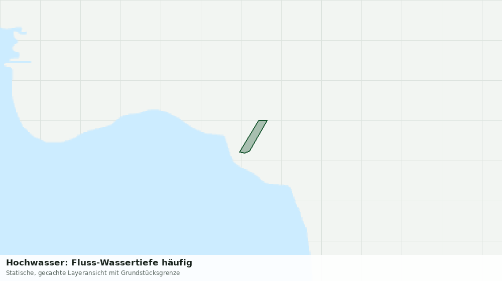 Statische Kartenansicht: Hochwasser: Fluss-Wassertiefe häufig