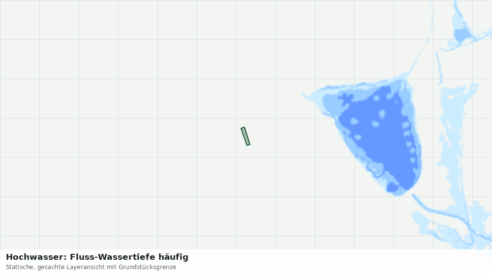 Statische Kartenansicht: Hochwasser: Fluss-Wassertiefe häufig