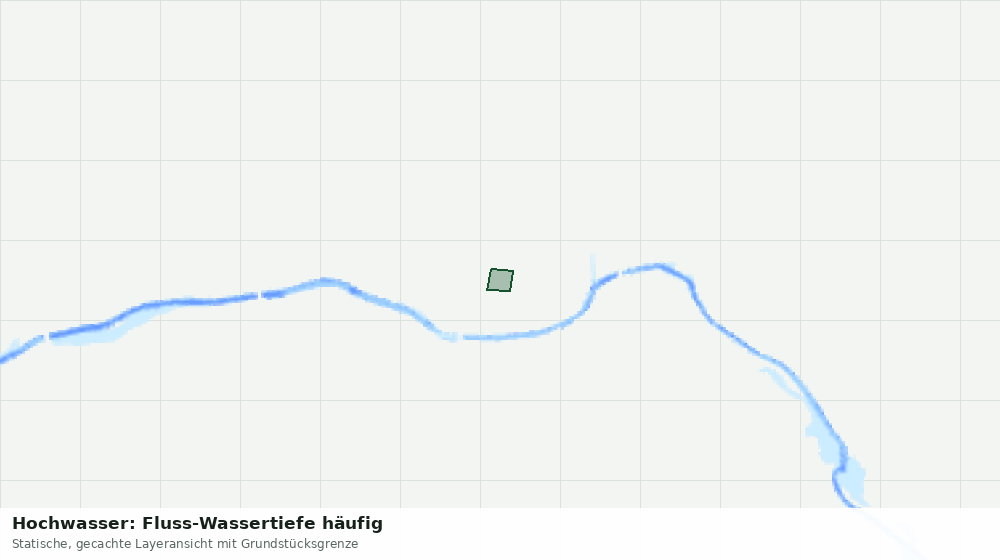 Statische Kartenansicht: Hochwasser: Fluss-Wassertiefe häufig