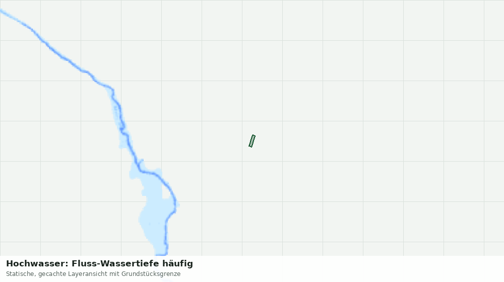 Statische Kartenansicht: Hochwasser: Fluss-Wassertiefe häufig