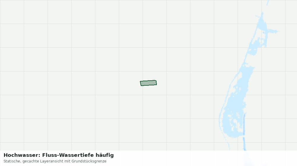Statische Kartenansicht: Hochwasser: Fluss-Wassertiefe häufig