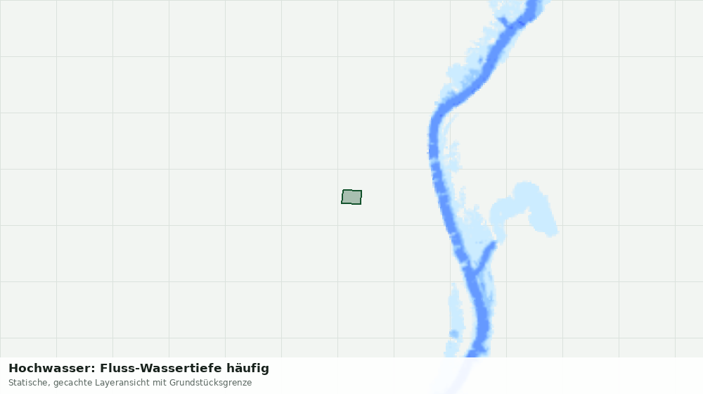 Statische Kartenansicht: Hochwasser: Fluss-Wassertiefe häufig