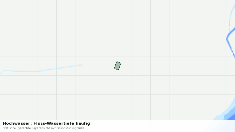 Statische Kartenansicht: Hochwasser: Fluss-Wassertiefe häufig
