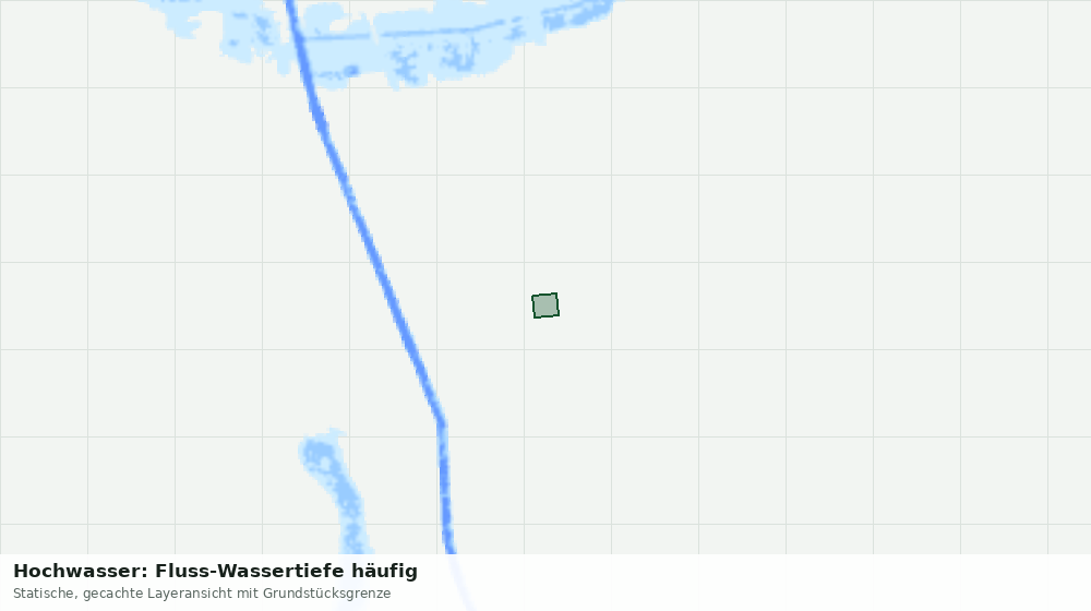 Statische Kartenansicht: Hochwasser: Fluss-Wassertiefe häufig