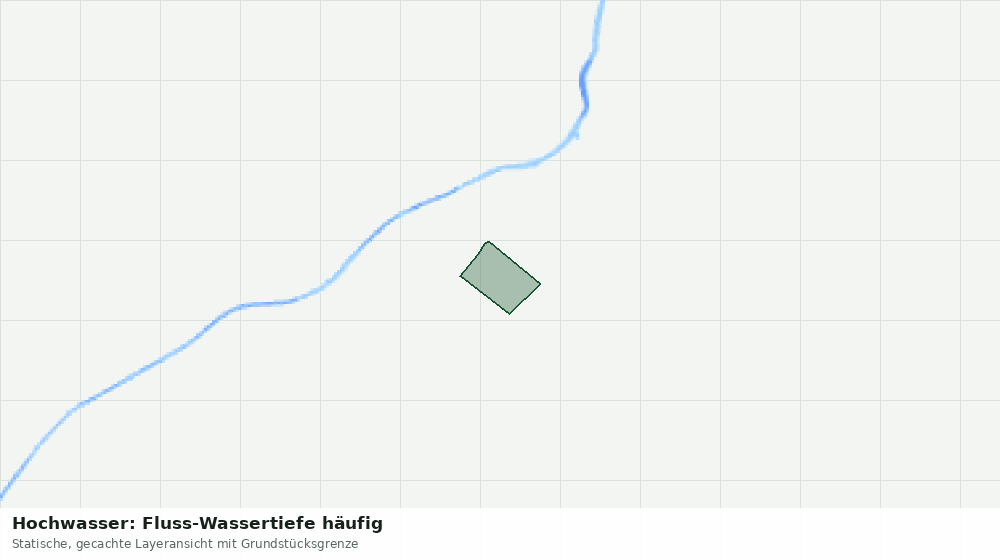 Statische Kartenansicht: Hochwasser: Fluss-Wassertiefe häufig