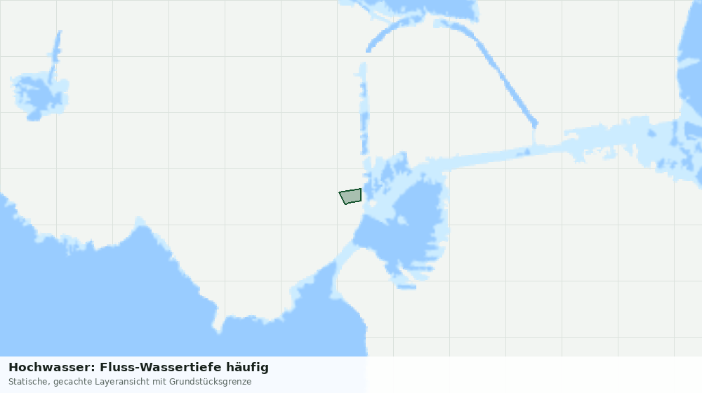Statische Kartenansicht: Hochwasser: Fluss-Wassertiefe häufig