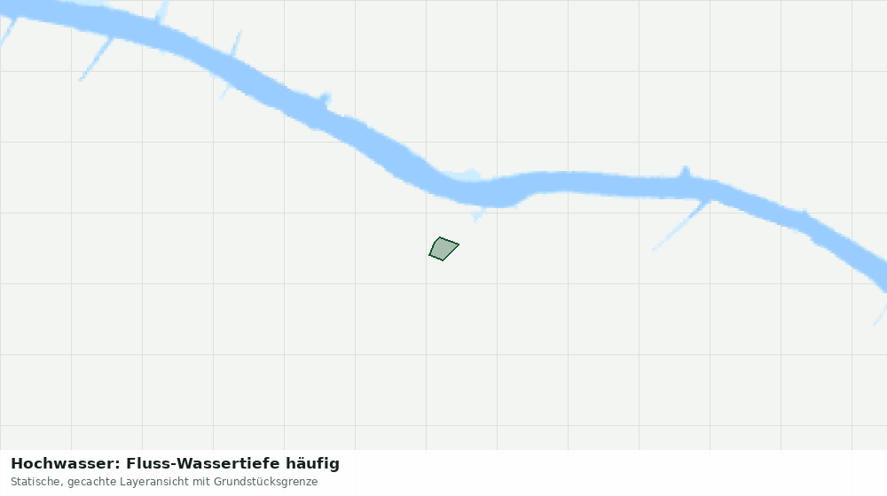 Statische Kartenansicht: Hochwasser: Fluss-Wassertiefe häufig
