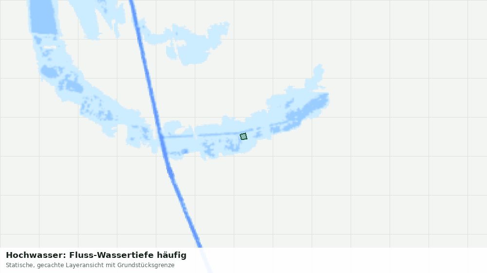 Statische Kartenansicht: Hochwasser: Fluss-Wassertiefe häufig