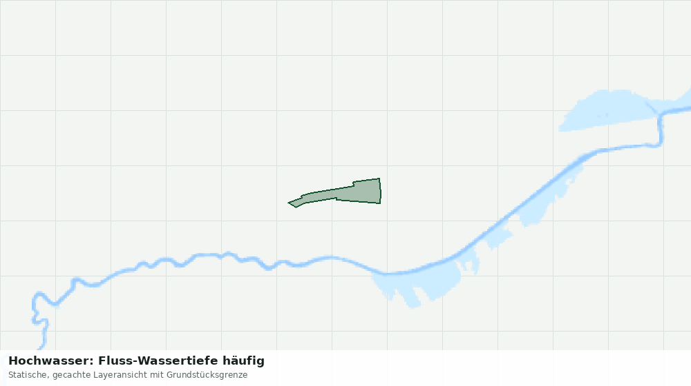 Statische Kartenansicht: Hochwasser: Fluss-Wassertiefe häufig