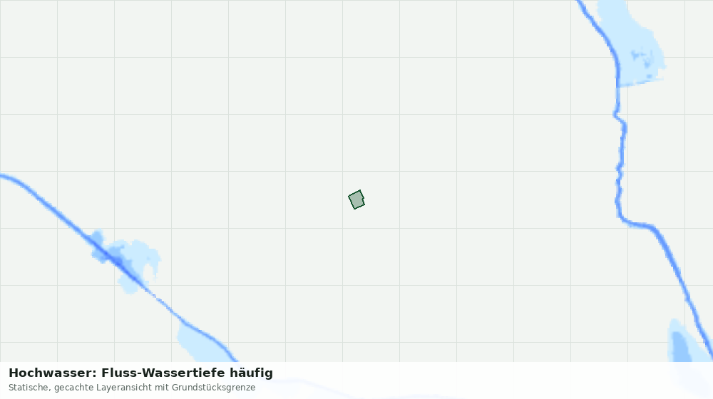 Statische Kartenansicht: Hochwasser: Fluss-Wassertiefe häufig