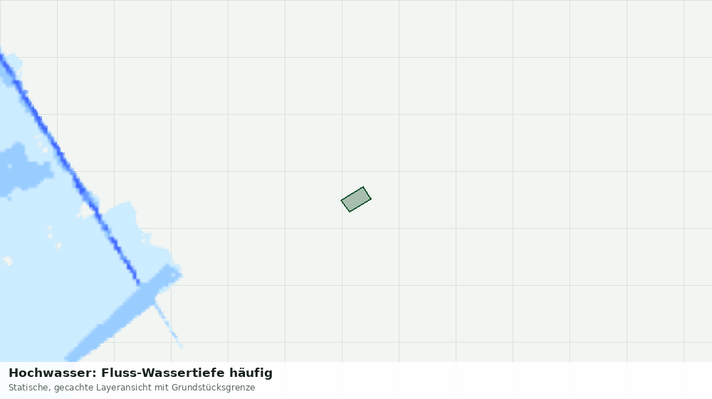 Statische Kartenansicht: Hochwasser: Fluss-Wassertiefe häufig