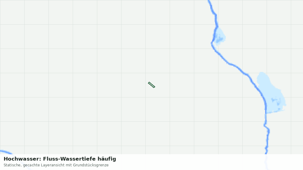 Statische Kartenansicht: Hochwasser: Fluss-Wassertiefe häufig