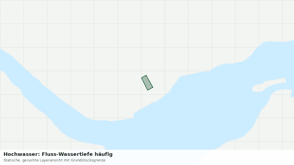 Statische Kartenansicht: Hochwasser: Fluss-Wassertiefe häufig