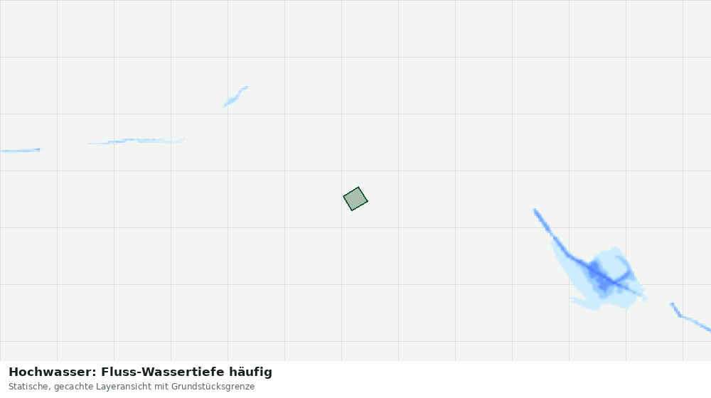 Statische Kartenansicht: Hochwasser: Fluss-Wassertiefe häufig