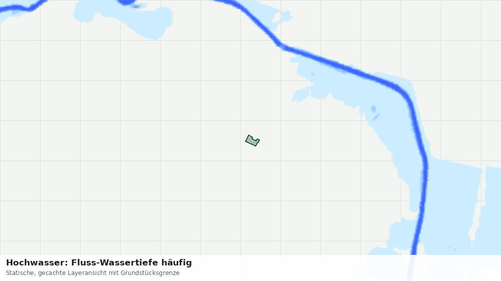 Statische Kartenansicht: Hochwasser: Fluss-Wassertiefe häufig