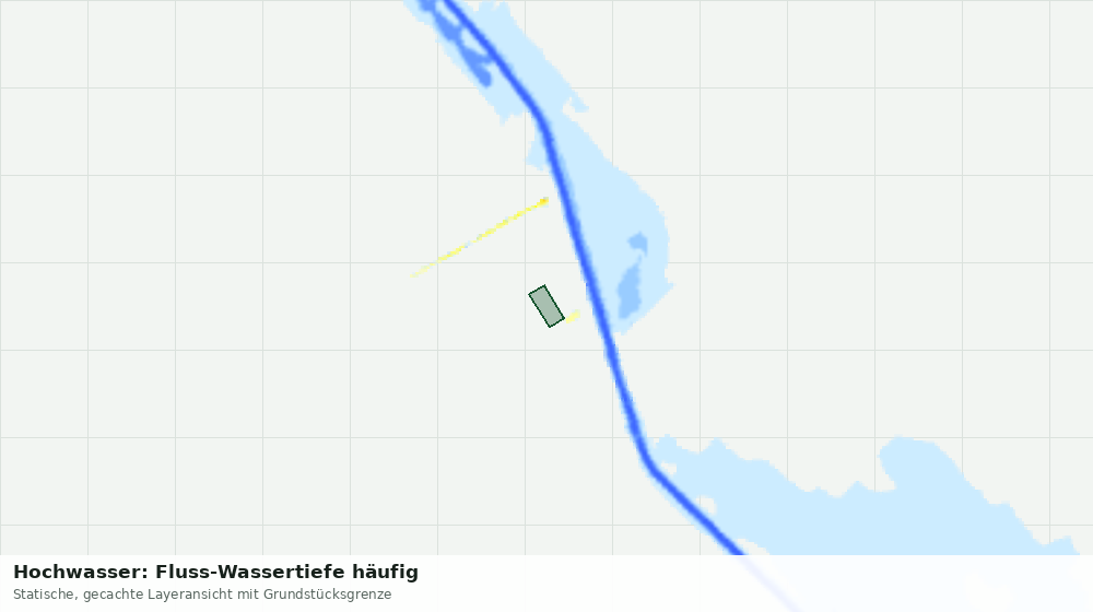 Statische Kartenansicht: Hochwasser: Fluss-Wassertiefe häufig