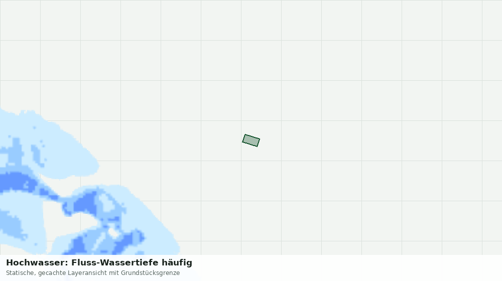 Statische Kartenansicht: Hochwasser: Fluss-Wassertiefe häufig