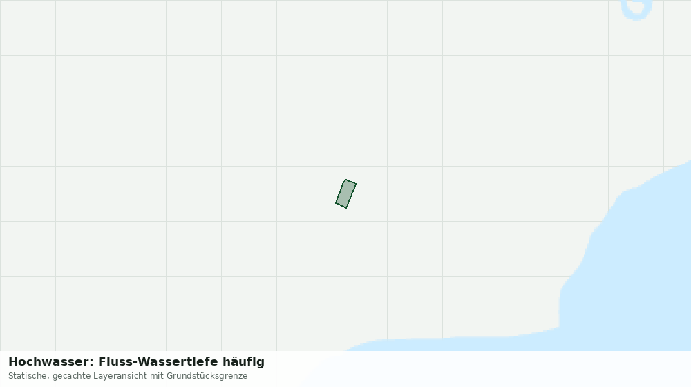 Statische Kartenansicht: Hochwasser: Fluss-Wassertiefe häufig