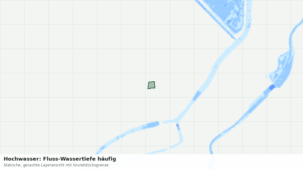 Statische Kartenansicht: Hochwasser: Fluss-Wassertiefe häufig