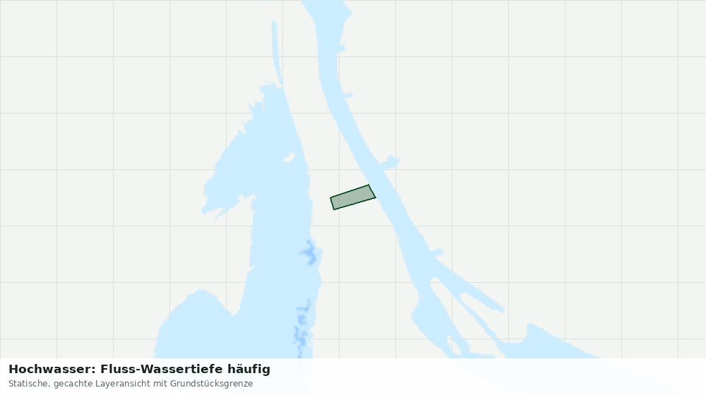 Statische Kartenansicht: Hochwasser: Fluss-Wassertiefe häufig