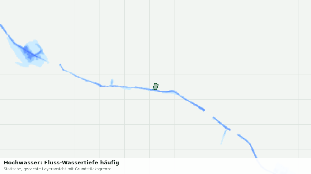 Statische Kartenansicht: Hochwasser: Fluss-Wassertiefe häufig