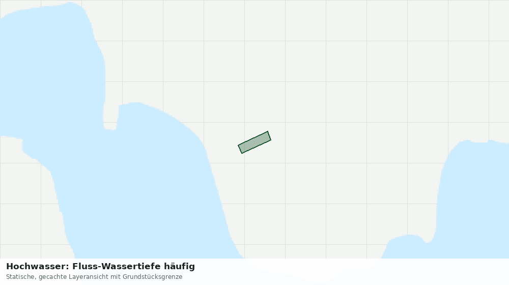 Statische Kartenansicht: Hochwasser: Fluss-Wassertiefe häufig