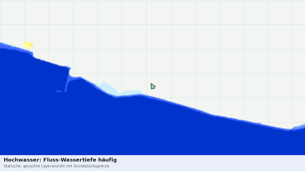 Statische Kartenansicht: Hochwasser: Fluss-Wassertiefe häufig