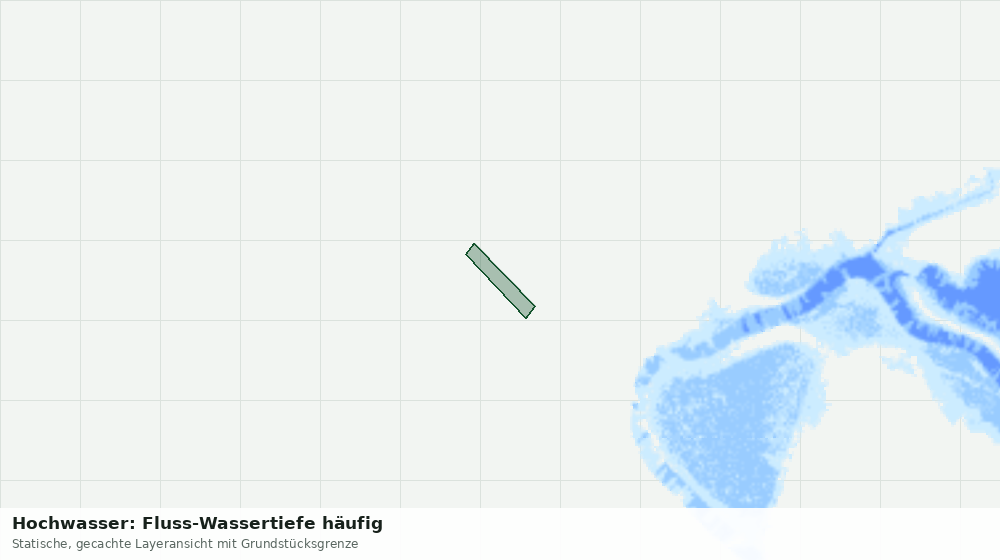 Statische Kartenansicht: Hochwasser: Fluss-Wassertiefe häufig