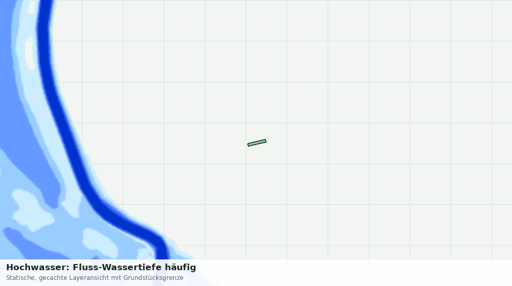 Statische Kartenansicht: Hochwasser: Fluss-Wassertiefe häufig