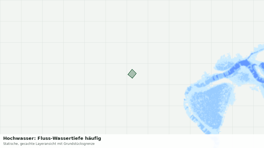 Statische Kartenansicht: Hochwasser: Fluss-Wassertiefe häufig