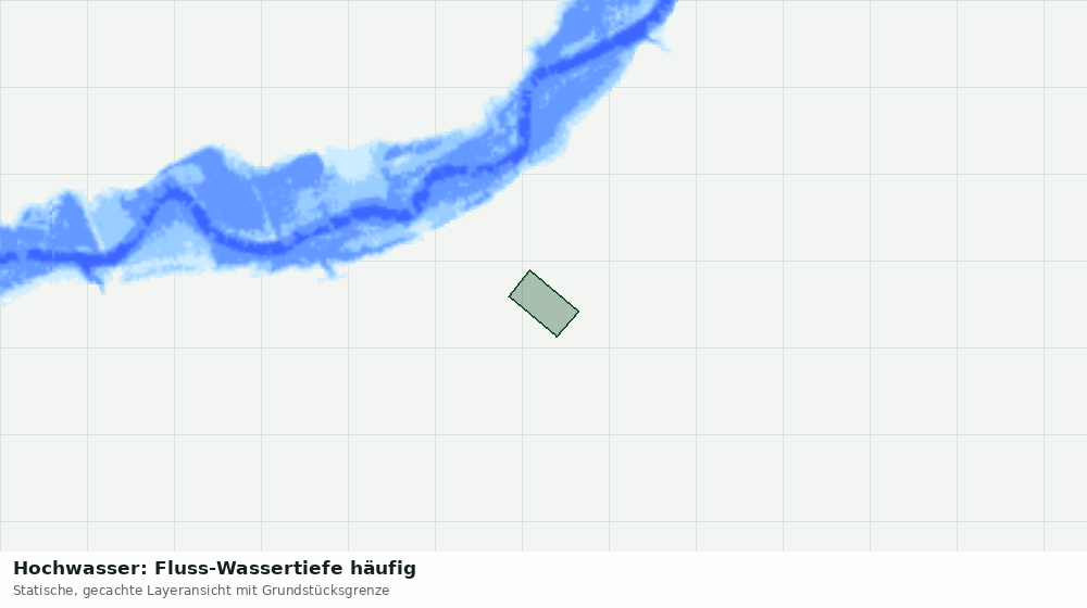 Statische Kartenansicht: Hochwasser: Fluss-Wassertiefe häufig