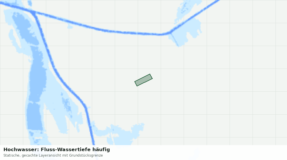 Statische Kartenansicht: Hochwasser: Fluss-Wassertiefe häufig