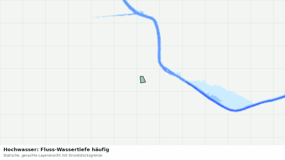Statische Kartenansicht: Hochwasser: Fluss-Wassertiefe häufig