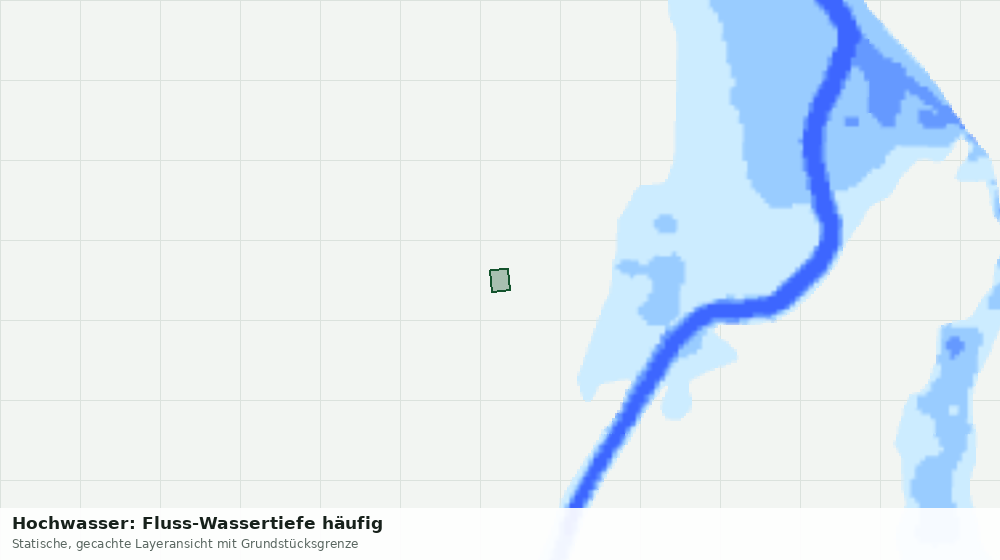 Statische Kartenansicht: Hochwasser: Fluss-Wassertiefe häufig
