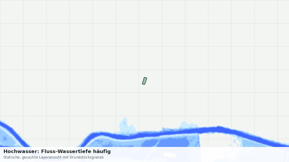 Statische Kartenansicht: Hochwasser: Fluss-Wassertiefe häufig