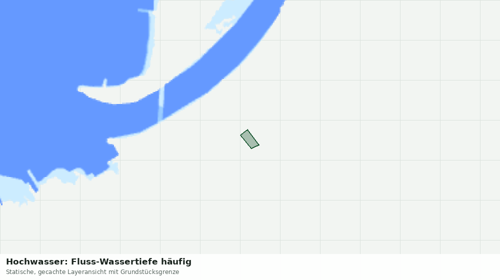Statische Kartenansicht: Hochwasser: Fluss-Wassertiefe häufig